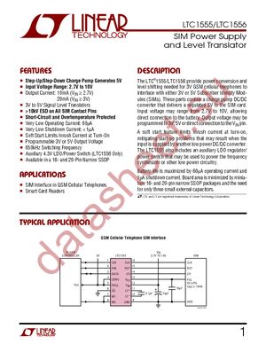 LTC1556CGN datasheet  